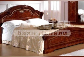 Кровать "ИРИНА" орех 160х200 (ДиаМебель)